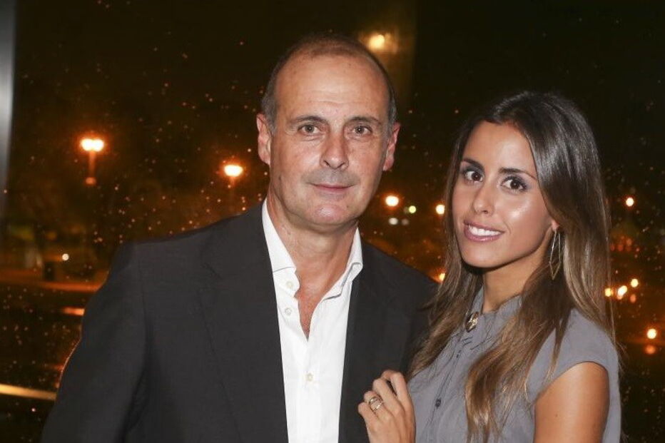 Carolina Patrocínio com o pai, Pedro