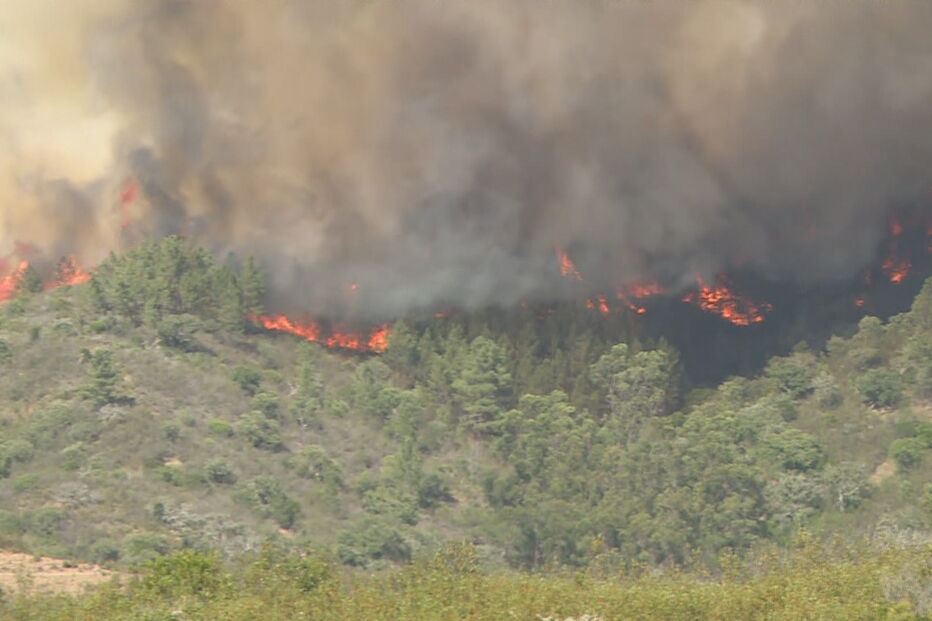 Incêndio em Aljezur
