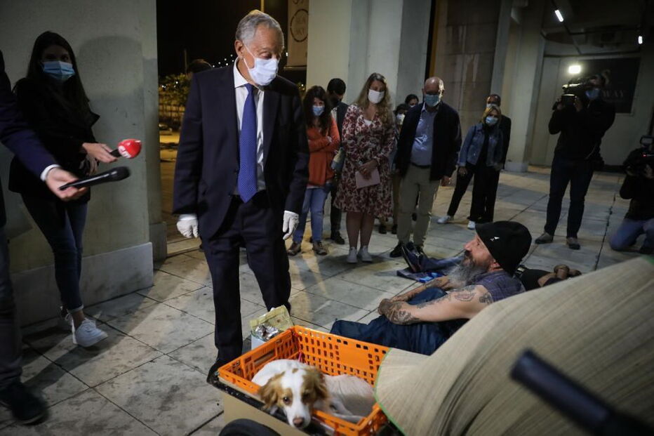 Marcelo Rebelo de Sousa considera improvável acabar com sem-abrigo até 2023