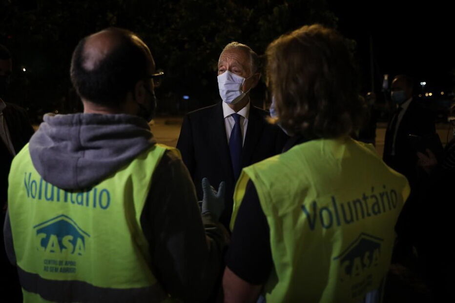 Marcelo Rebelo de Sousa considera improvável acabar com sem-abrigo até 2023