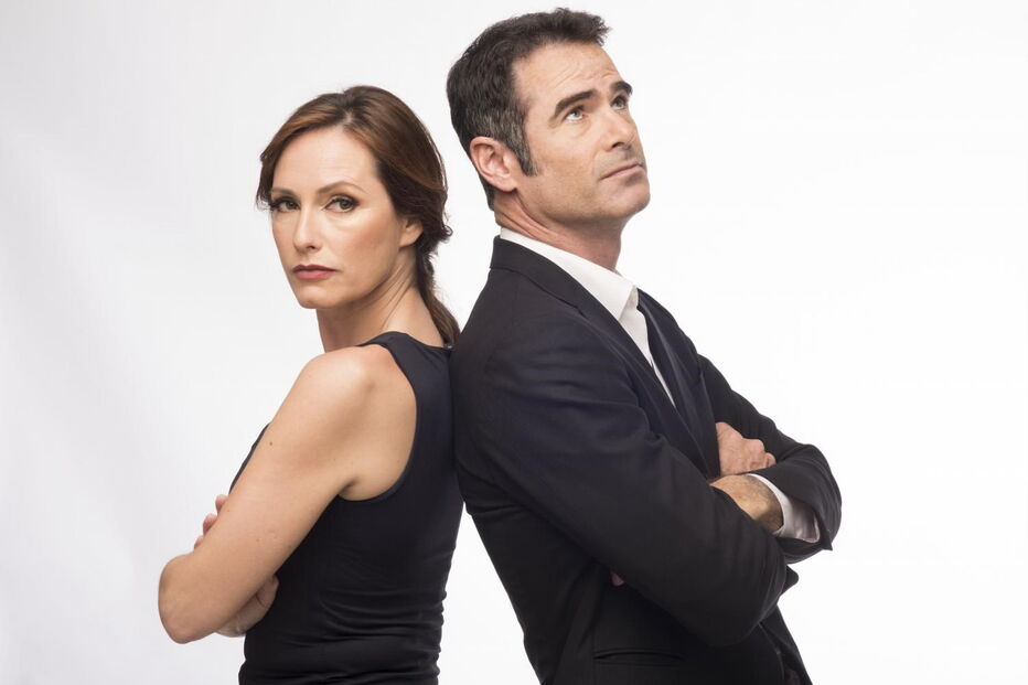 Ator Pedro Lima com Fernanda Serrano