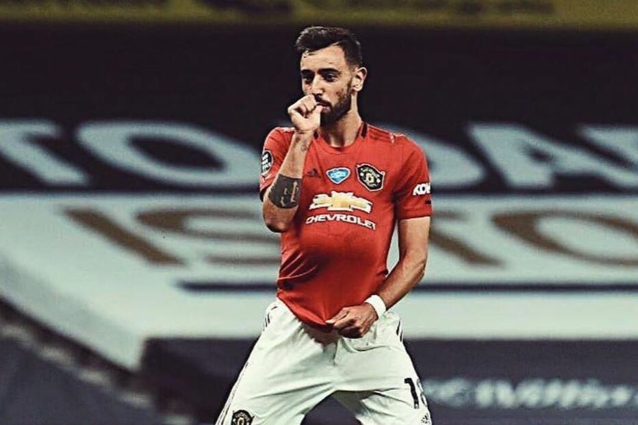 Bruno Fernandes fez surpresa à mulher em jogo 