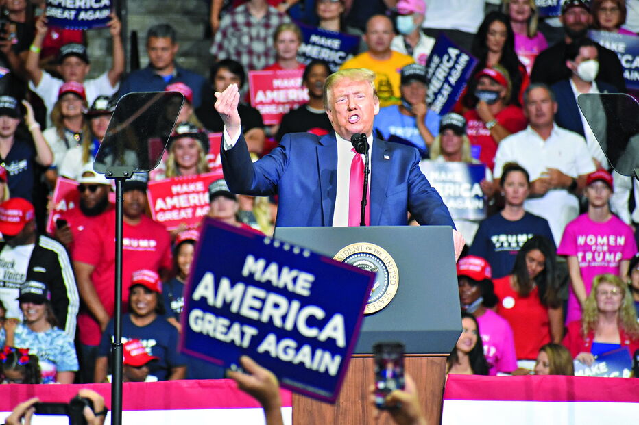 Presidente norte-americano fez o seu primeiro comício pré-campanha depois da paragem obrigatória devido à pandemia