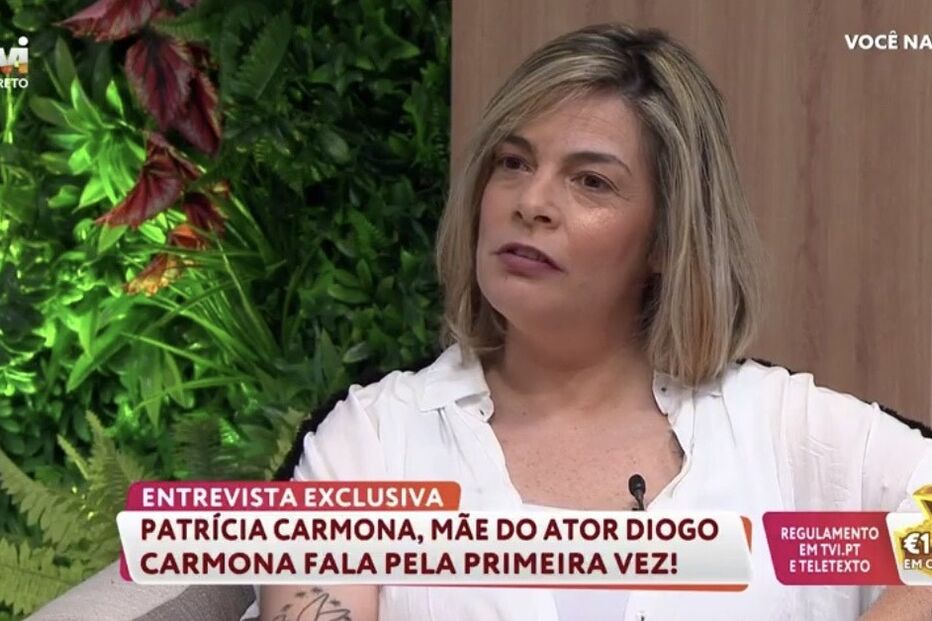 Patrícia Carmona esteve à conversa com Manuel Luís Goucha sobre a violência do filho, Diogo Carmona