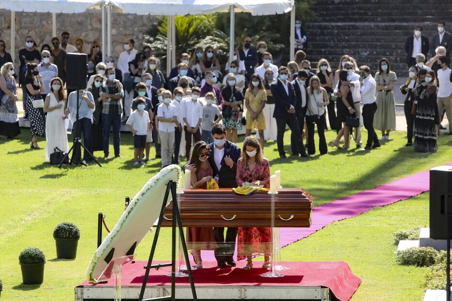 Anna Westerlund e os filhos do ator