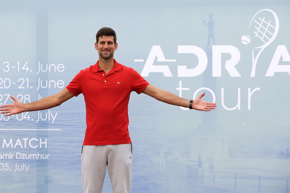 Tenista sérvio Novak Djokovic 