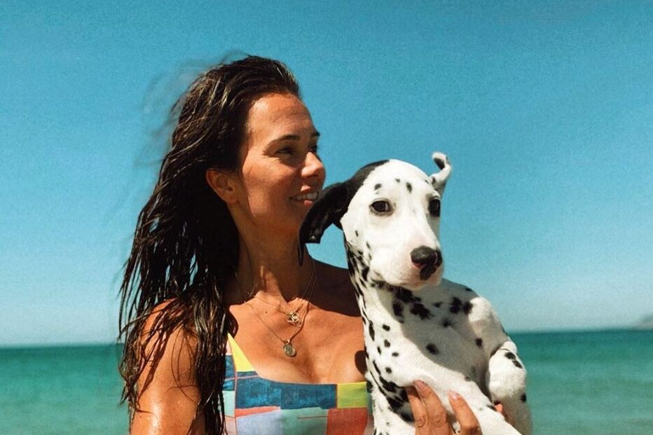 Cláudia Vieira desfrutou de uns dias em Tróia