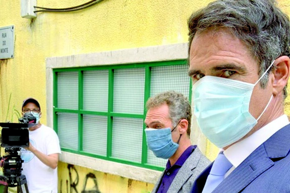 Pedro Lima nas gravações 