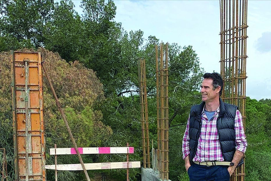 Pedro Lima estava a  construir uma casa de raiz   