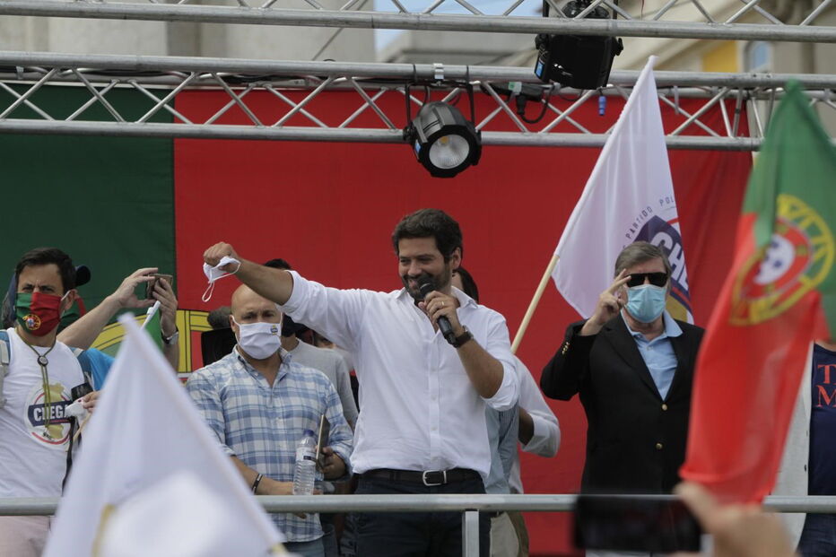 Manifestação do Chega em Lisboa