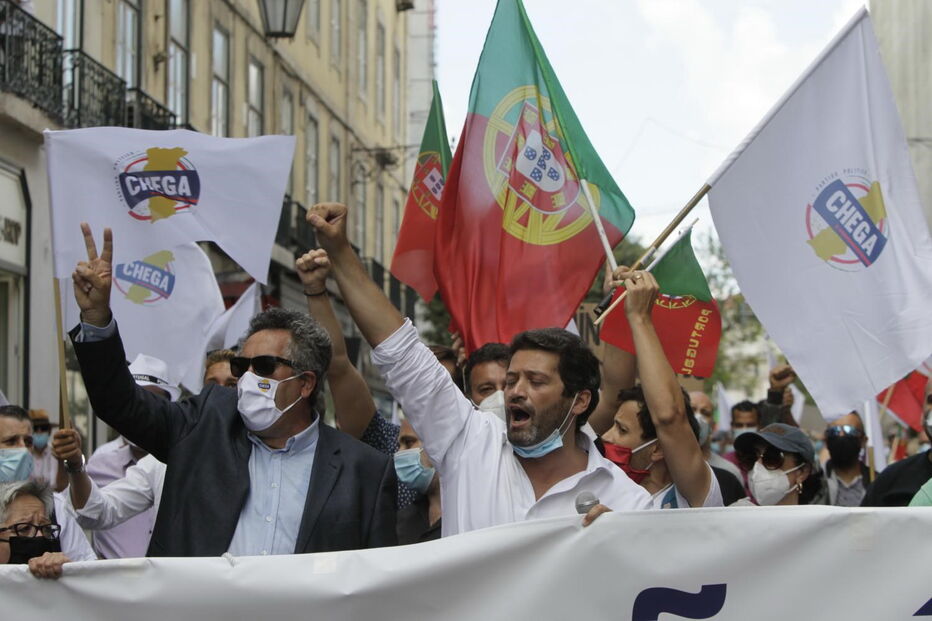Manifestação do Chega em Lisboa