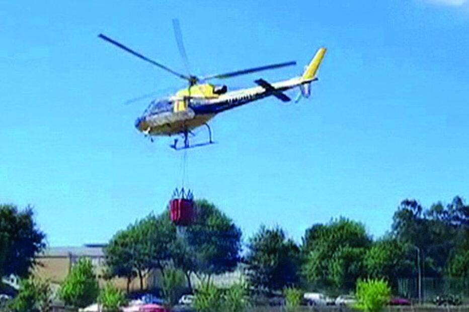 Aparelho seguiu para combate a fogo florestal 