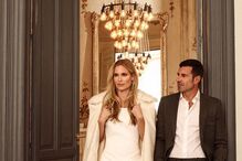 Luís Figo e a mulher Helene Svedin