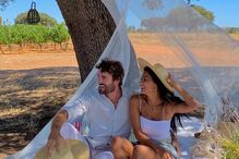 Nicole Scherzinger e o namorado, Thom Evans