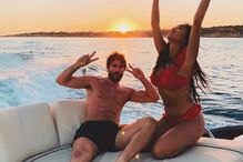 Nicole Scherzinger e o namorado, Thom Evans