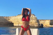 Nicole Scherzinger e o namorado, Thom Evans