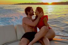 Nicole Scherzinger e o namorado, Thom Evans