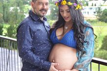 Kelly Medeiros e o companheiro, Marco António