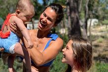 Cláudia Vieira e as filhas, Maria e Caetana