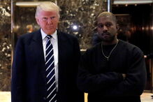 Kanye West com Donald Trump