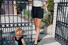 A mulher de Nick Cordero, Amanda, e o filho, Elvis