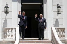 Pedro Sánchez e António Costa