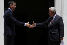 Pedro Sánchez e António Costa