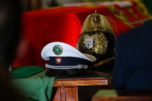 Funeral de Carlos Pereira, um dos militares da GNR que perdeu a vida na A1 em Santarém