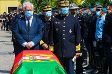 Funeral de Carlos Pereira, um dos militares da GNR que perdeu a vida na A1 em Santarém