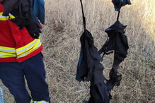 Fato de bombeiro que sofreu queimaduras em 95% do corpo ficou destruído