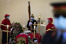 Centenas de pessoas no funeral do bombeiro de Miranda do Corvo