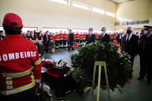 Centenas de pessoas no funeral do bombeiro de Miranda do Corvo