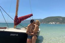 Bárbara Taborda e o novo namorado