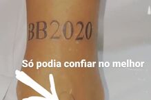 Sónia Jesus mostra tatuagem em memória ao 'Big Brother 2020'