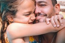 Pedro Teixeira e a filha Maria