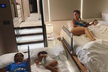 Georgina Rodríguez com os filhos