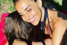 Catarina Furtado e a enteada, Maria