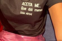 Pipoca mais Doce veste camisola com provocação