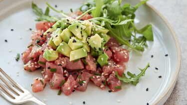 Receita de tártaro de atum com abacate, por Gordon Ramsey