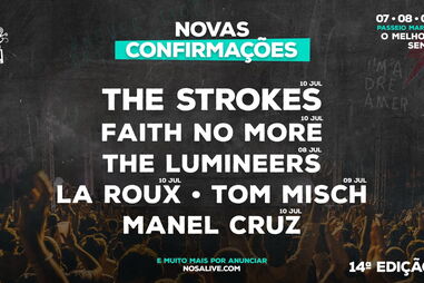 Faith No More e The Strokes confirmados no NOS Alive 2021