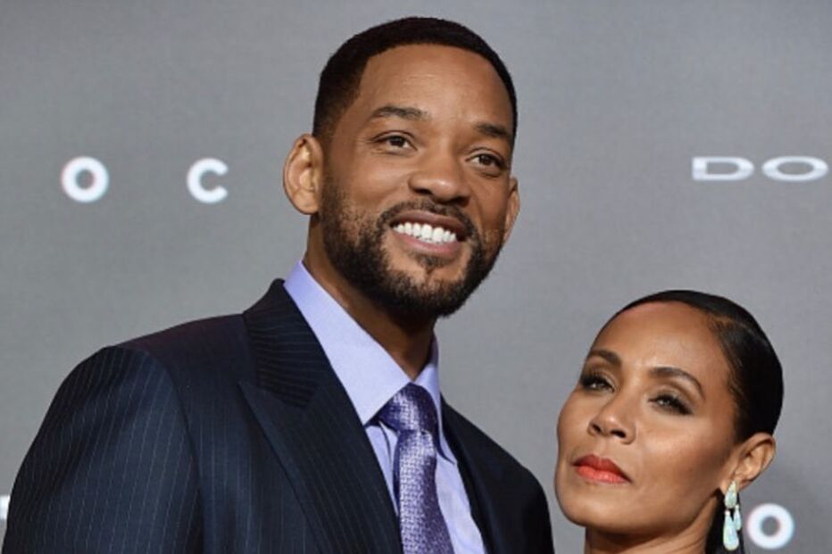 Will Smith ao lado da mulher, Jada Pinkett Smith