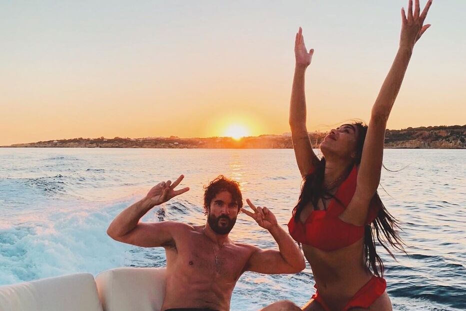 Nicole Scherzinger e o namorado, Thom Evans