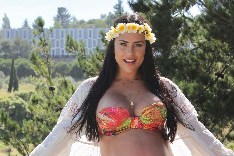 Kelly Medeiros e o filho mais velho, Lucca