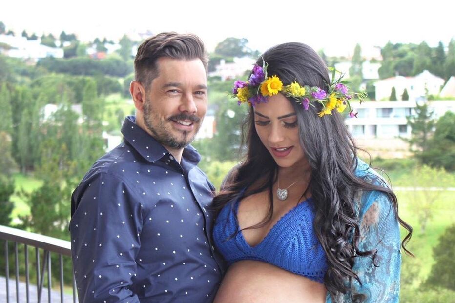 Kelly Medeiros e o companheiro, Marco António