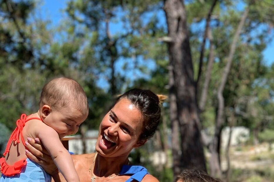 Cláudia Vieira e as filhas, Maria e Caetana