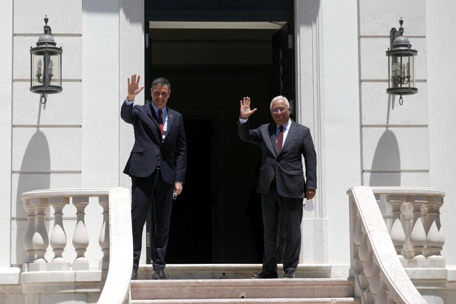 Pedro Sánchez e António Costa