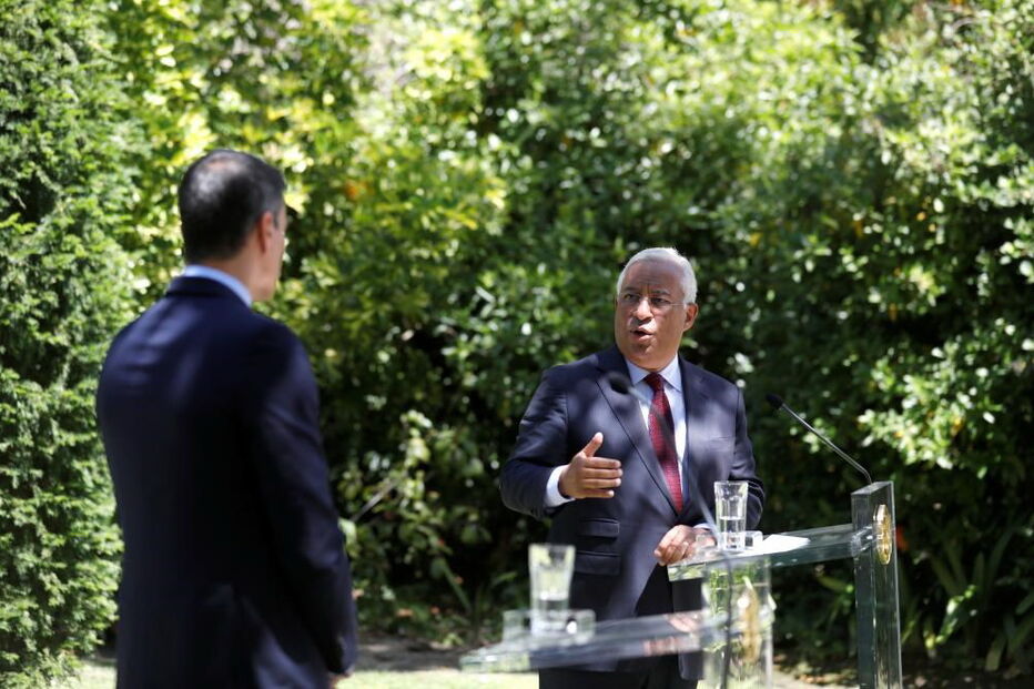 Pedro Sánchez e António Costa