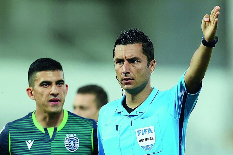 O árbitro é acusado pelo Sporting de erros graves 