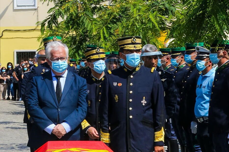 Funeral de Carlos Pereira, um dos militares da GNR que perdeu a vida na A1 em Santarém