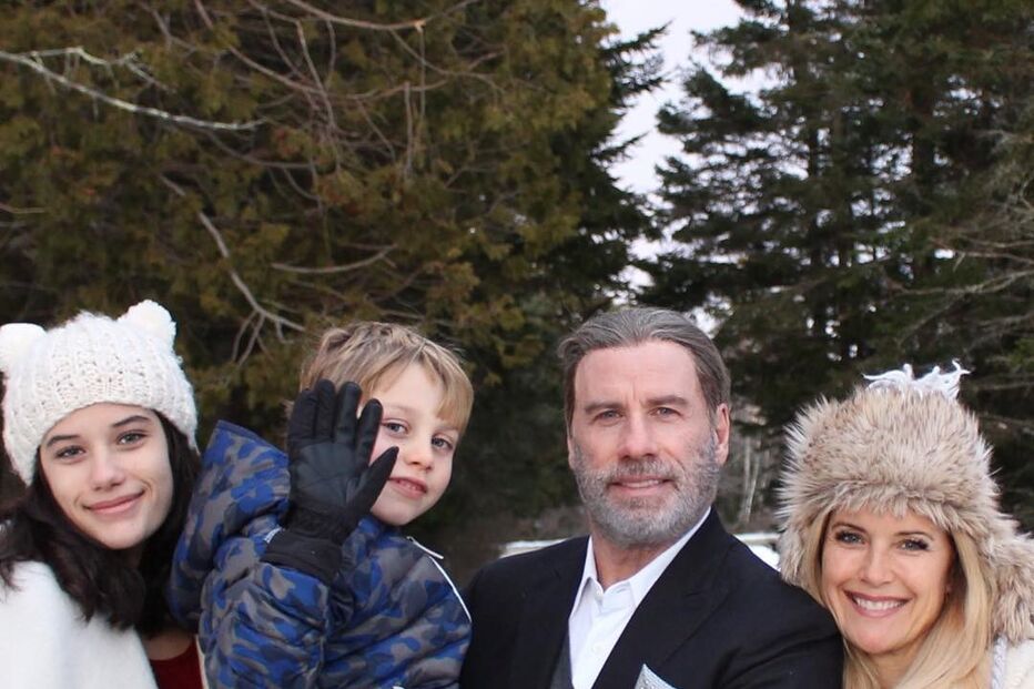 Kelly Preston, John Travolta e os filhos, Ella e Benjamin